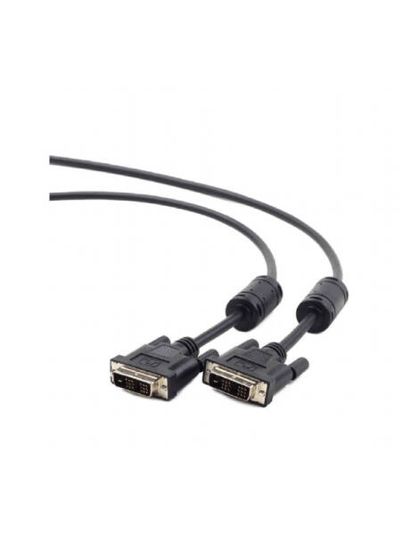 Cablu Video Gembird DVI-D SL Tata la DVI-D SL Tata 1.8m Negru
