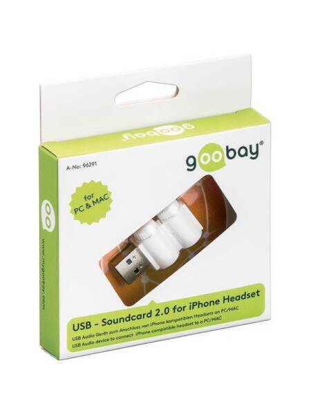 Placa de sunet USB Goobay (casti iPhone)