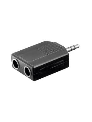 Goobay Adaptor 3.5mm stereo tata la 2 x 6.35mm stereo mama