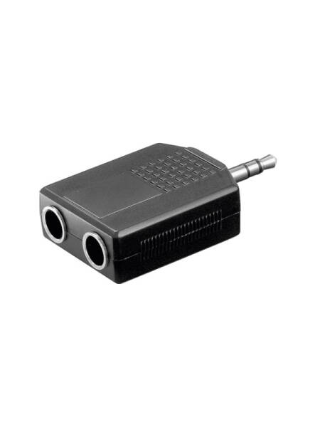 Goobay Adaptor 3.5mm stereo tata la 2 x 6.35mm stereo mama