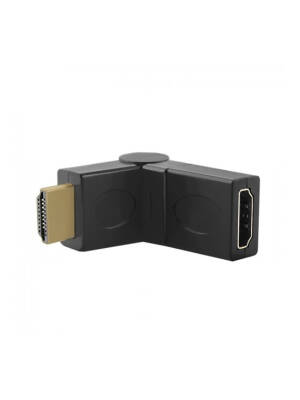 Qoltec Adaptor HDMI- HDMI rotativ 90grade