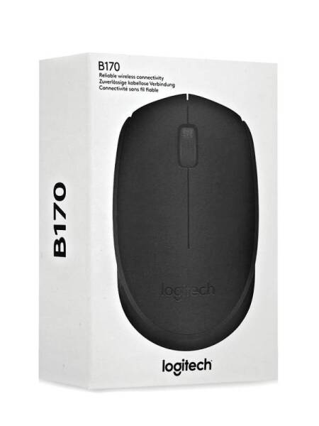 Mouse Wireless Logitech B170 Optic USB 2.0 1000DPI Negru