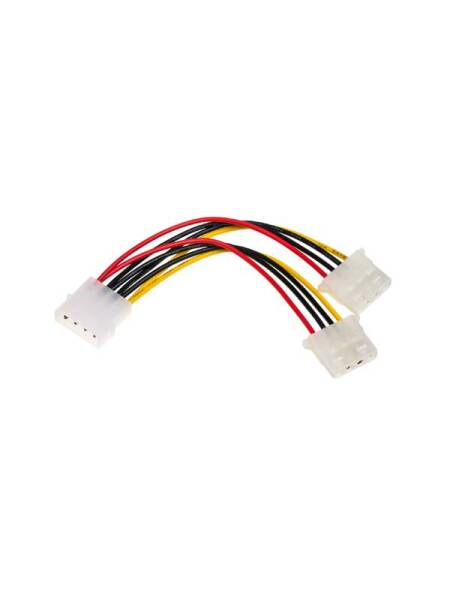 Cablu alimentare separator 4World Molex - 2xMolex