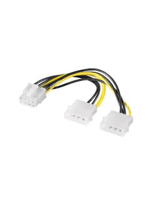 Cablu alimentare 2 Molex - PCI Express 8 pin 0.15m