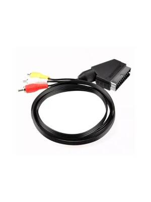 Cablu Gembird 3x RCA la 1 Scart audio video