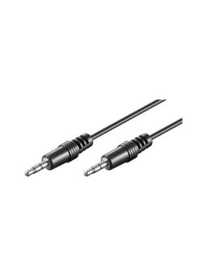 Cablu Audio Goobay 3.5mm Jack (T) la 3.5mm Jack (T) 5m Negru