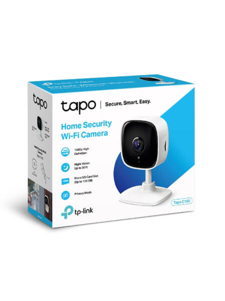 Camera IP, TP-Link 1080p, zi/noapte, 2-way audio, alarma vizuala si sonora, senzor miscare