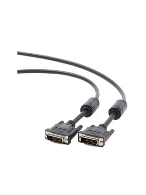 Cablu Video Gembird DVI-D DL (T) la DVI-D DL (T) 3m Negru