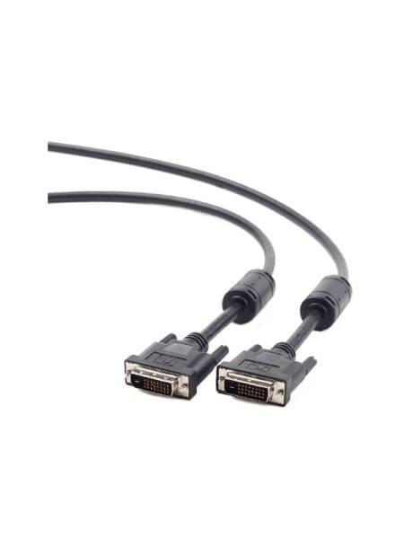 Cablu Video Gembird DVI-D DL (T) la DVI-D DL (T) 3m Negru