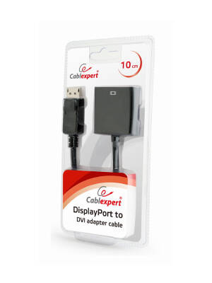 Adaptor Gembird  DisplayPort (T) la HDMI (T) (1920x1080) la 60Hz 10cm Negru