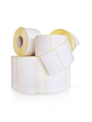 Etichete 100x70mm 700 et/rola Autocolante Semilucioase Albe Zinta