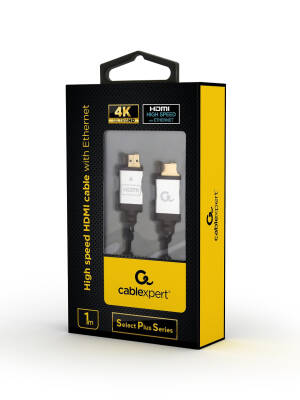 Cablu Video Gembird HDMI (T) la HDMI (T) 4k la 60Hz 1m Negru