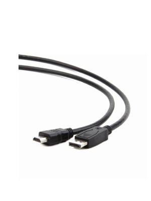 Cablu Video Spacer Displayport (T) la HDMI (T) 4k 3m Negru