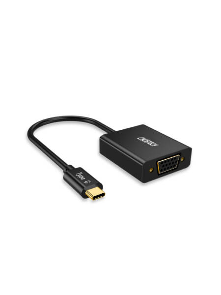 Adaptor Choetech USB Type-C (T) la VGA (M) 1920x1080 0.2m Negru