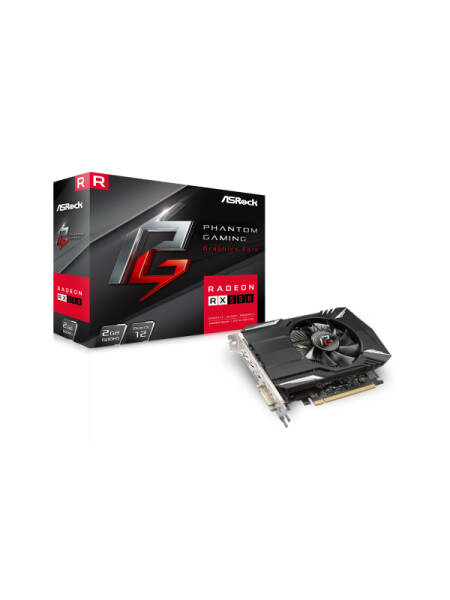 Placa Video Asrock Phantom Gaming AMD Radeon RX550 2GB 128bit