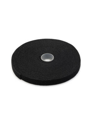 Cable Tie Velcro, 10metri, Negru