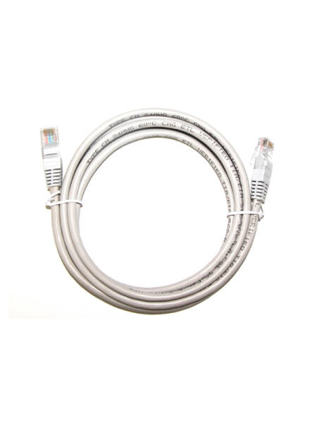 Patchcord PremiumCord UTP Cat6 cupru-aluminiu 0.1m Gri