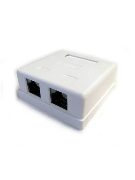 Priza Braun aplicata 2 port-uri telefonie 2x RJ11, 6P4C