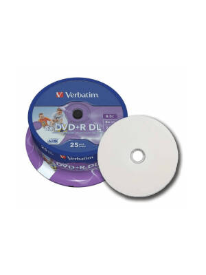 DVD+R DL Verbatim 8.5GB 8x printabil