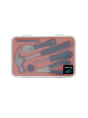 TRUSA scule SPACER contine 1 x ciocan, 1 x patent, 1 x surubelnita, 12 x capete surubelnita,