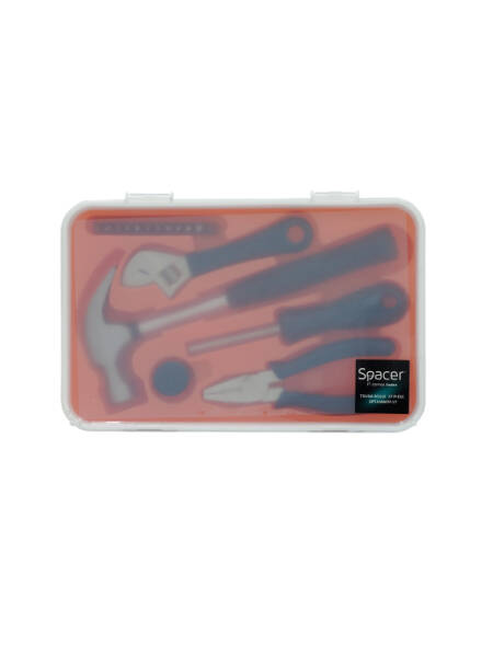 TRUSA scule SPACER contine 1 x ciocan, 1 x patent, 1 x surubelnita, 12 x capete surubelnita,