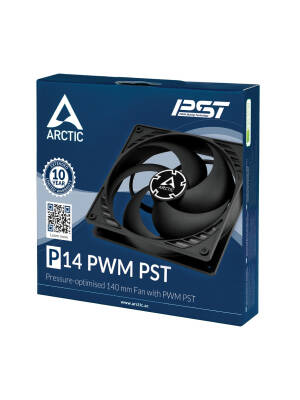 Ventilator Arctic P14 PWM PST 140x140x27mm low noise FD Bearing high static pressure