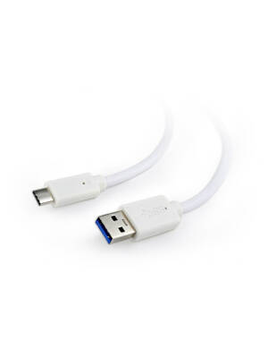 Cablu Date si Incarcare USB-C - USB-C Samsung EP-DA705BWE, 25W, 1m, Alb GP-TOU021RFBWW