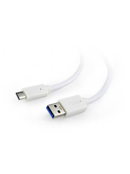Cablu Date si Incarcare USB-C - USB-C Samsung EP-DA705BWE, 25W, 1m, Alb GP-TOU021RFBWW