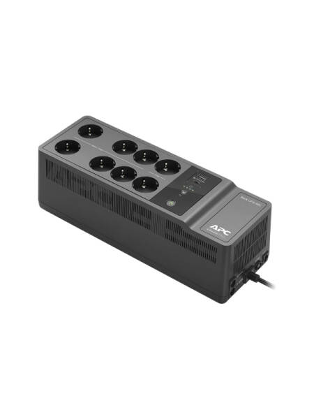 UPS APC, „Back-UPS”, Line Int. cu management, brick, 850VA/520W, AVR, Schuko x 8, 1 x baterie RBC17