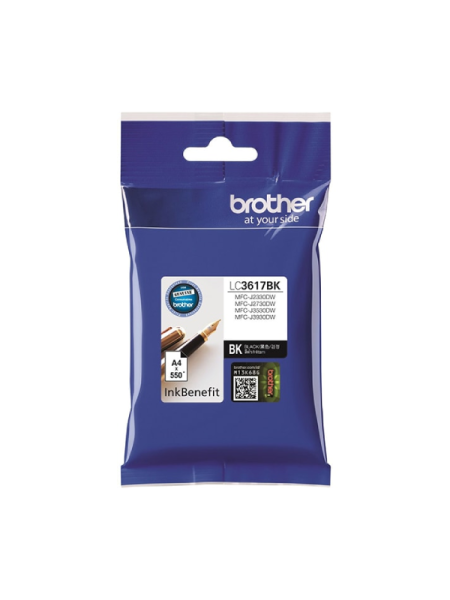 Cartus Inkjet Original - Brother - LC3617 Black (550 pagini)