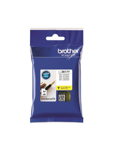 Cartus Inkjet Original - Brother - LC3617 Yellow (550 pagini)