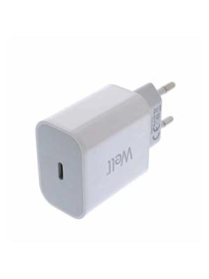Incarcator  Well, 1x USB-C PD 20W, alb