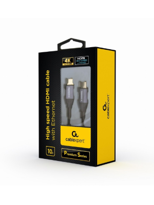 Cablu Video Gembird HDMI (T) la HDMI (T) 4k la 60Hz 10m Negru