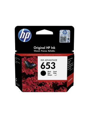 Cartus Inkjet Original - HP - 653 Black  (360 pagini)