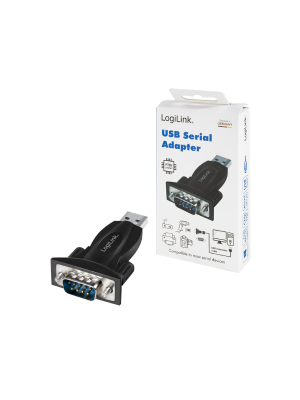 Adaptor Logilink USB 2.0 (T) la Serial DB9M RS-232 (T)