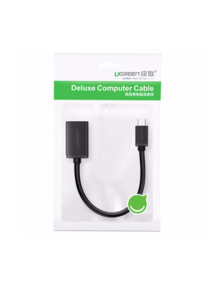 Adaptor UGreen OTG USB 2.0 (M) la MicroUSB (T) Negru