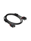 CABLU VGA - VGA UNITEK NEGRU 0.3M (1)