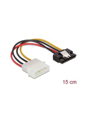 Cablu Delock alimentare Molex la SATA cu prindere