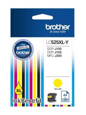 Cartus Inkjet Compatibil - Brother LC525XLY Yellow (1.3k pagini)
