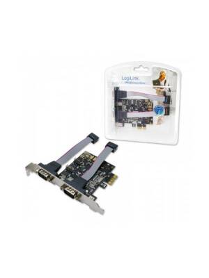 Placa Logilink PCI-Express adaptor la 2 x SERIAL RS232