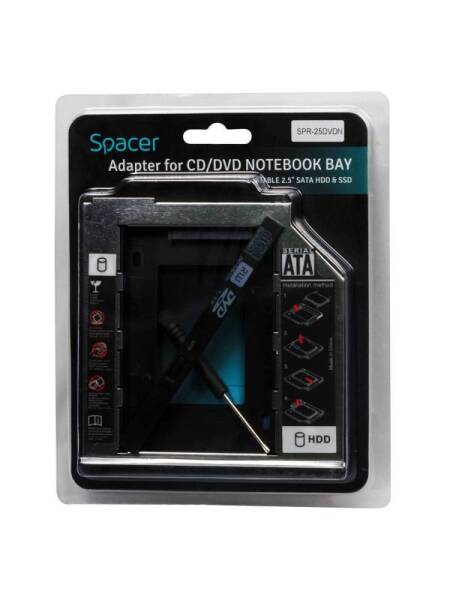 Caddy Spacer HDD/SSD 12.7mm