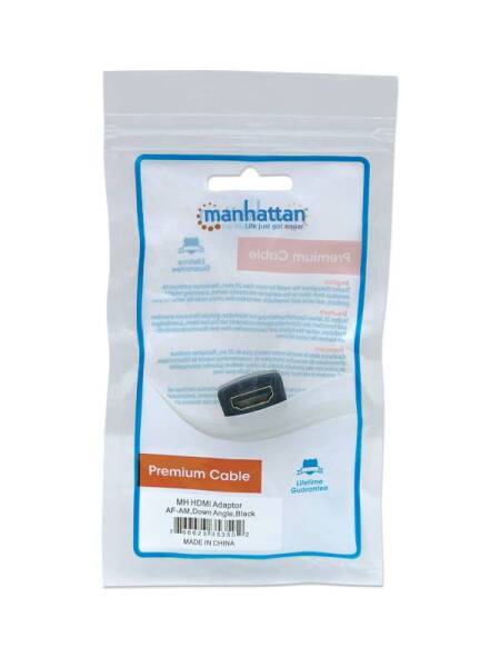Adaptor Manhattan HDMI - HDMI unghiular 90grade