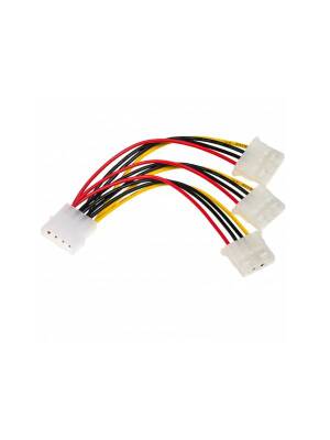 Adaptor Akyga Molex la 3x Molex 15cm