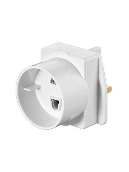 Adaptor priza Goobay EU - UK (Rezistenta Fuzibila 250V 13A F13AL)