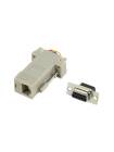 ADAPTOR ROLINE SERIAL DB9 - RJ45  (1)
