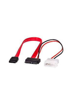 Adaptor Akyga Slimline SATA + MOLEX data power