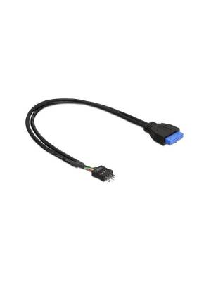 Cablu Delock 83095 Usb 3.0 pin header mama la Usb 2.0 pin header tata