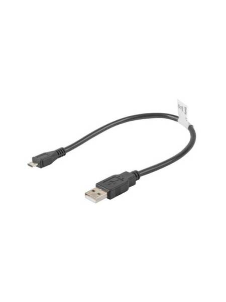 Cablu Lanberg, USB 2.0 micro, 30cm, Negru