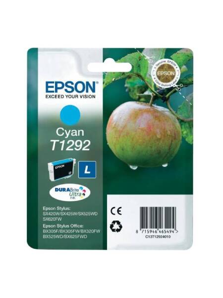 Cartus Inkjet Original - Epson - T1292 Cyan (12ml)