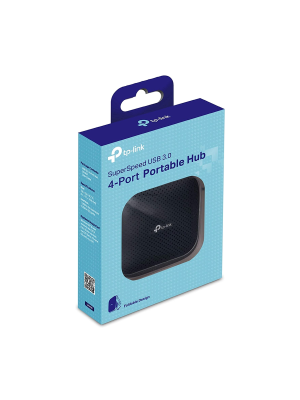 HUB USB TP-Link UH400 USB 3.0 la 4x USB 3.0 Negru